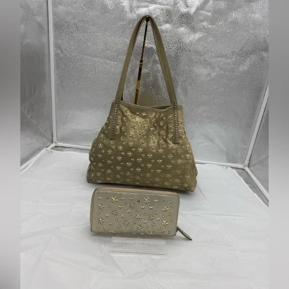 Jimmy Choo | Bags | Jimmy Choo Sasha S Star Studs Womens Leather  